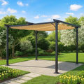 Pergola da Giardino in Alluminio con Telo Retrattile