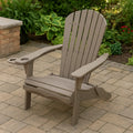 Sedia Adirondack da Esterno in Legno Composito